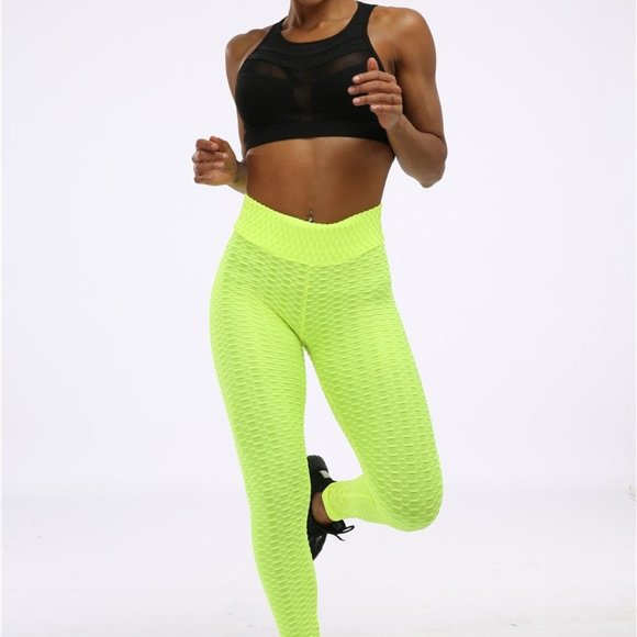 🇧🇷AUTHENTIC Brazilian Honeycomb Gym Leggings - Picture 1 of 15